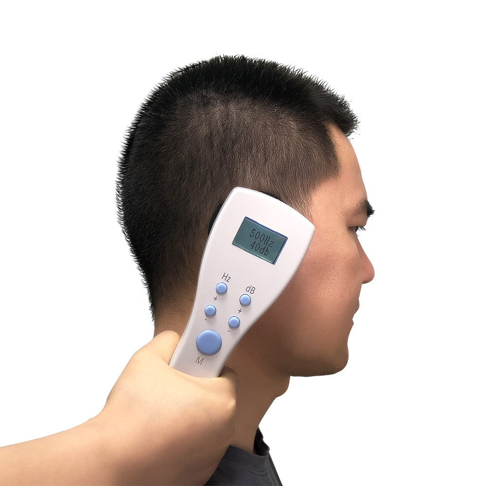 ForSound Professionnel Screening Medical Diagnostic Audiometer Device for Testing Hearing with TDH39 DD45 headsets pads