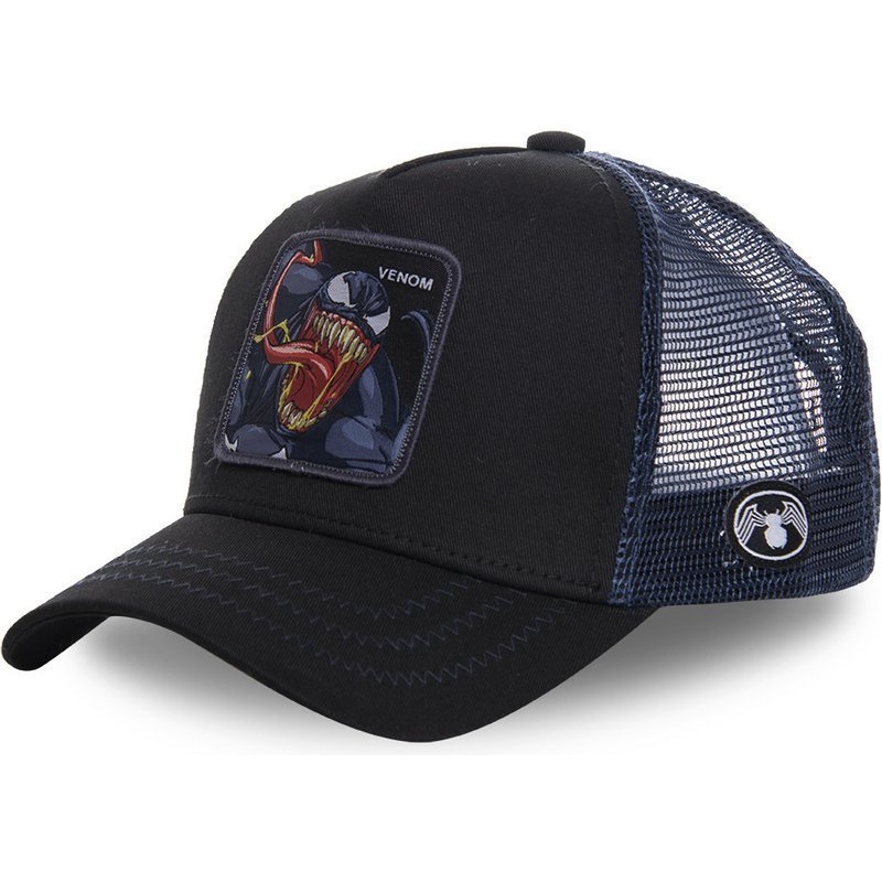 High quality Marvel Cartoon Spider Man anime pop-up baseball men and women's hip-hop mesh truck hat in stock