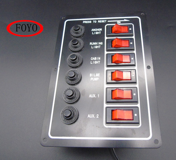 12 V Switch Panel  For Marine Boat