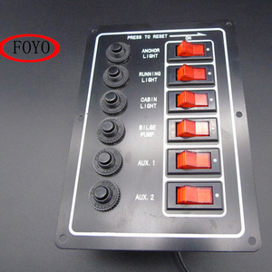 12 V Switch Panel  For Marine Boat