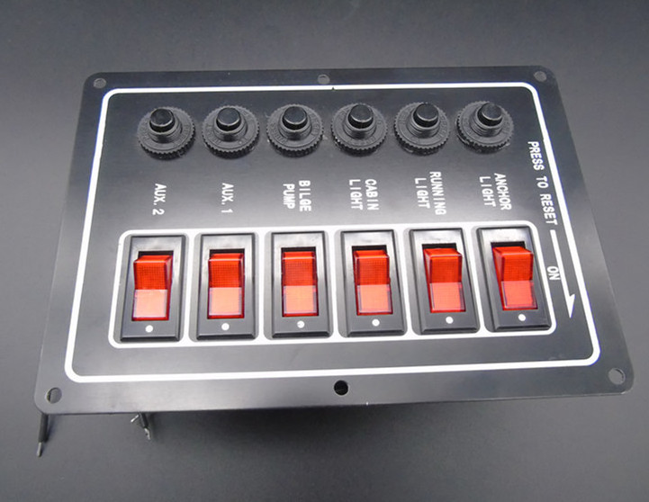 12 V Switch Panel  For Marine Boat