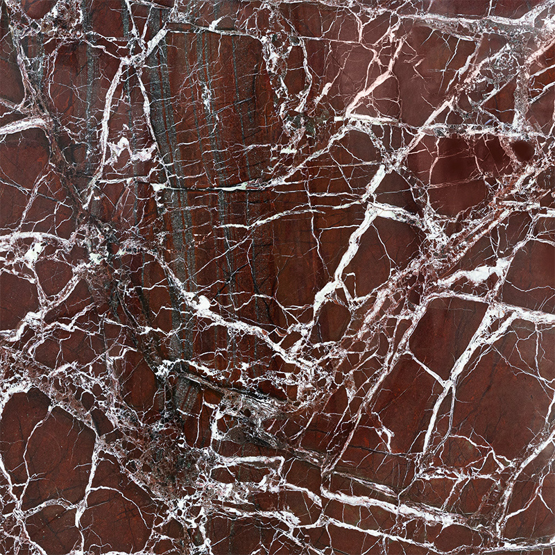 Customized high quality Red Breccia Vino Marble Slab 3/4