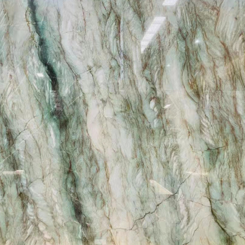 Faith Stone Royal Green Luxury Stone Polished Marble Slabs Luxury Home Decoration