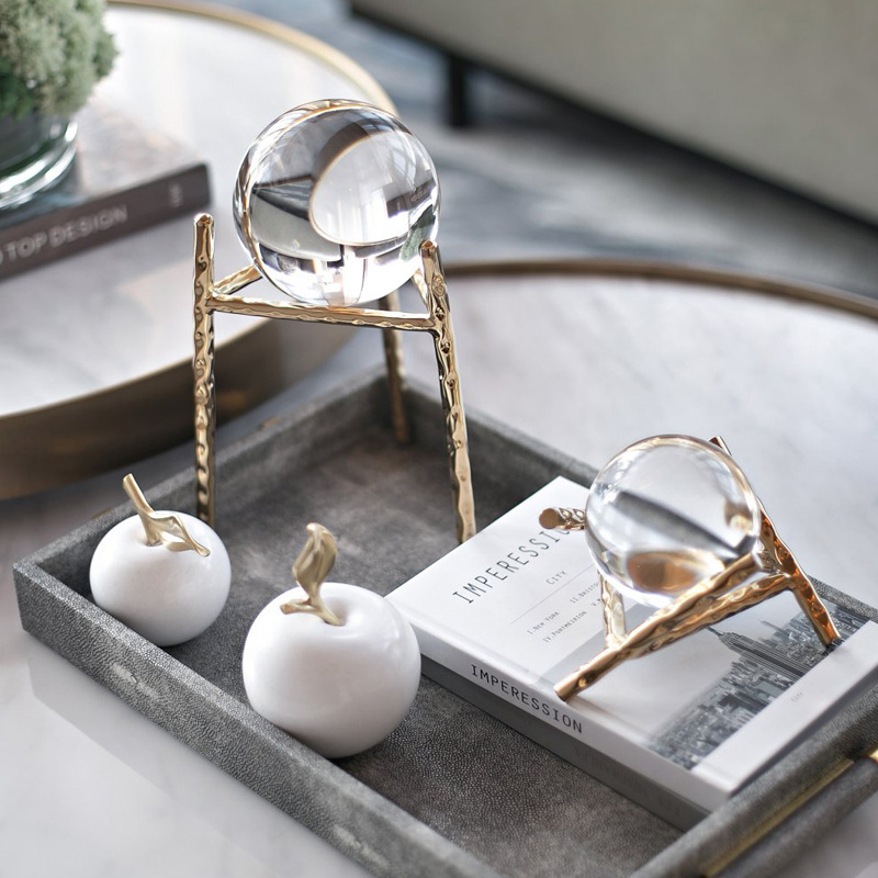 Faith Stone Best Price White Marble Ornaments Livingroom Coffee Table Study Soft Decoration