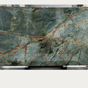 Faith Stone Polished Green Marble Slabs For Luxury house decorations