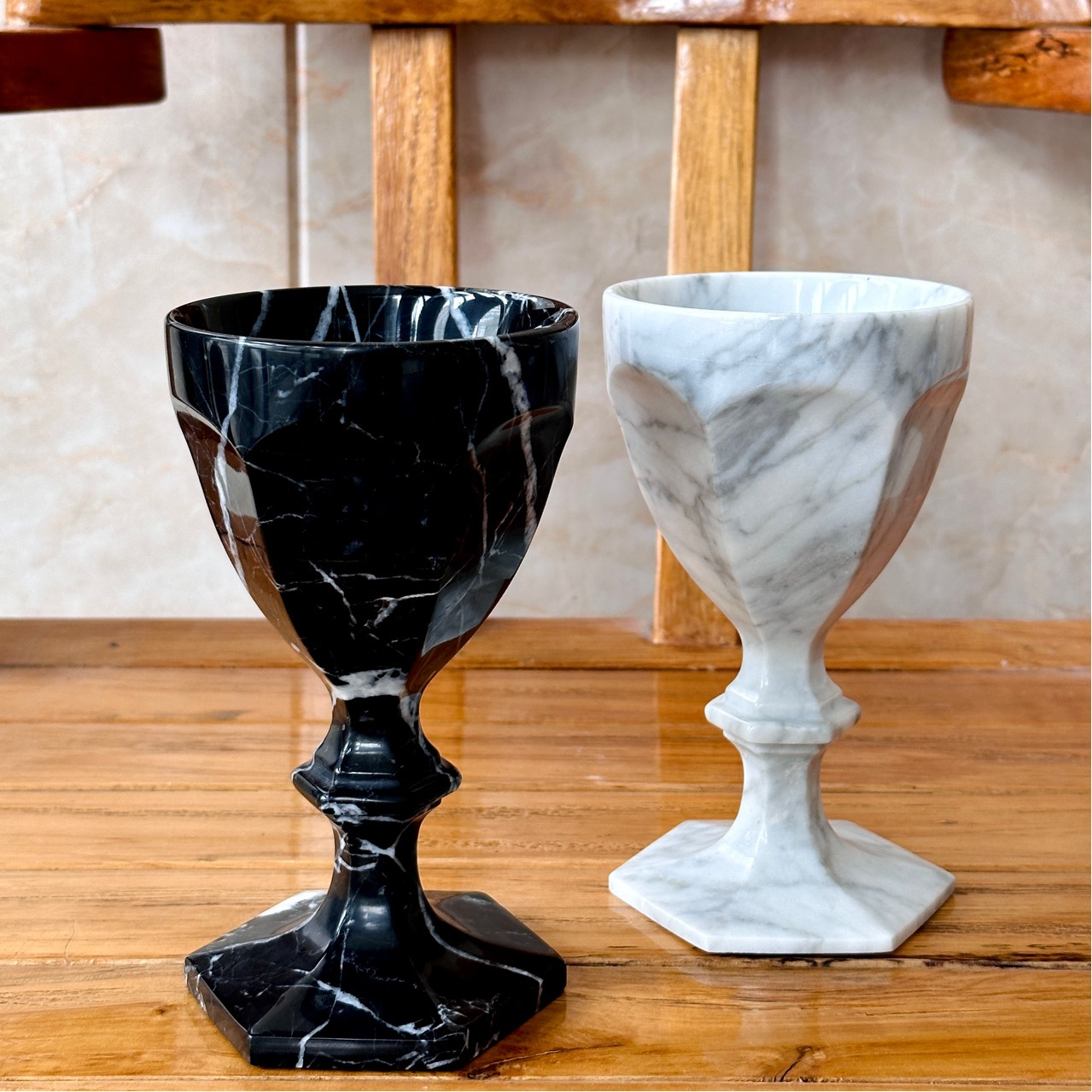 Faith Stone High Quality Carrara White Marble Vase Marble Craft Luxury Home Decoration