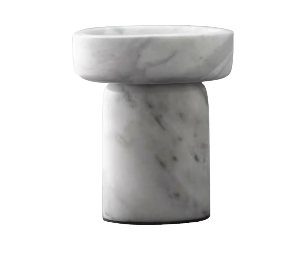 Faith Stone High Class Marble Candle Holder Candlestick Holder Luxury Home Decoration Marble Crafts