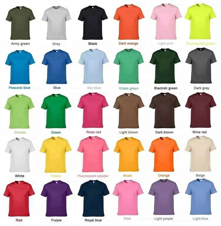 Wholesale Stock 180g 100% Cotton Tee Plain Oem Custom Embroidered Clothing Oversized Plus Size Men's Tshirts T-shirts T Shirt