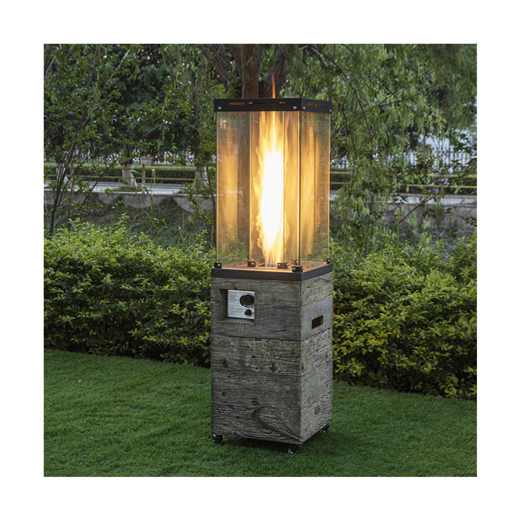 Chinese Manufacturer outdoor stainless dropship rectangular fire pit electric fire pit