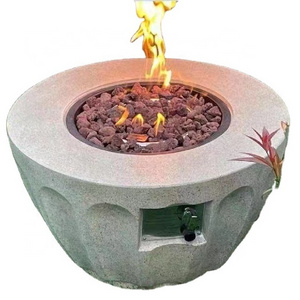 Garden Metal Firepit Backyard Round Gas Fire Bowl Wood Burning Corten Steel Outdoor Fire Pit