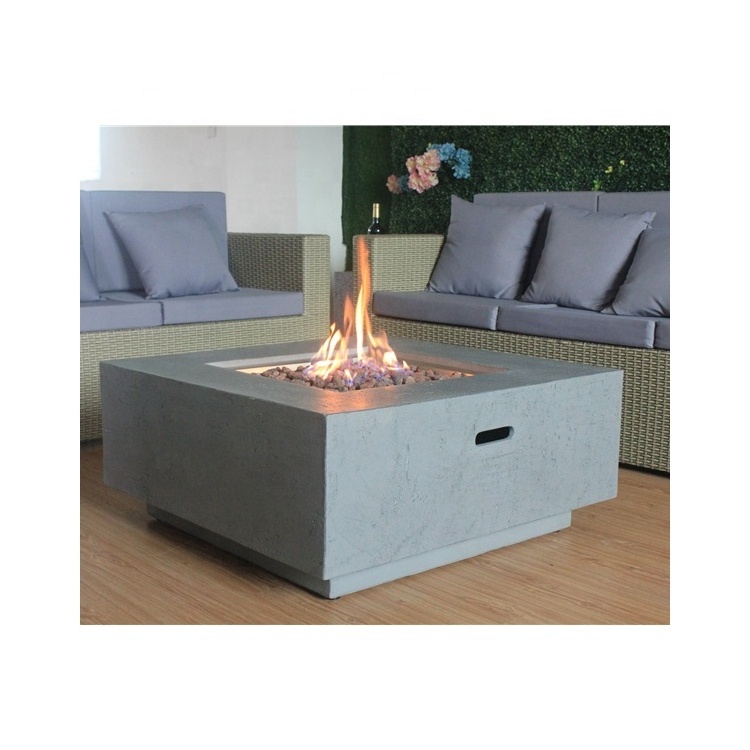 outdoor garden gas propane fire pit table rectangle fire pit tables