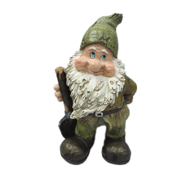 Popular resin seven dwarf statue gnome figures for garden decoration ornament