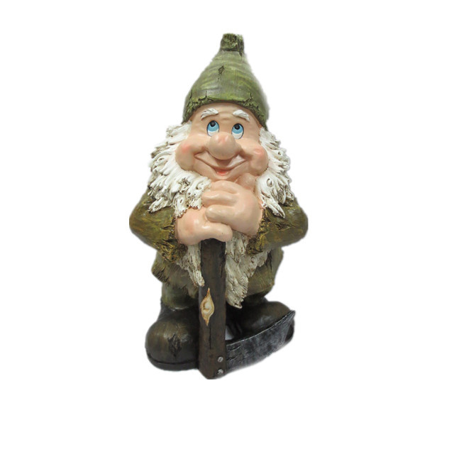 Popular resin seven dwarf statue gnome figures for garden decoration ornament