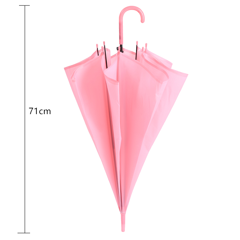 Cheap Rain Gift Custom Straight Promotion Transparent Paraguas Parapluie Sombrillas Clear PVC TPU Poe Plastic Umbrella