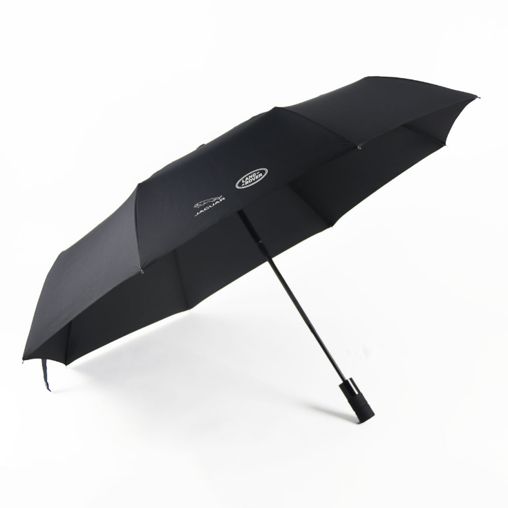 Rain Sun Fold Outdoor Travel Volkswagen Land Rover Benz Audi Full Automatic Advertising 3 Folding Gift Umbrellas for Car