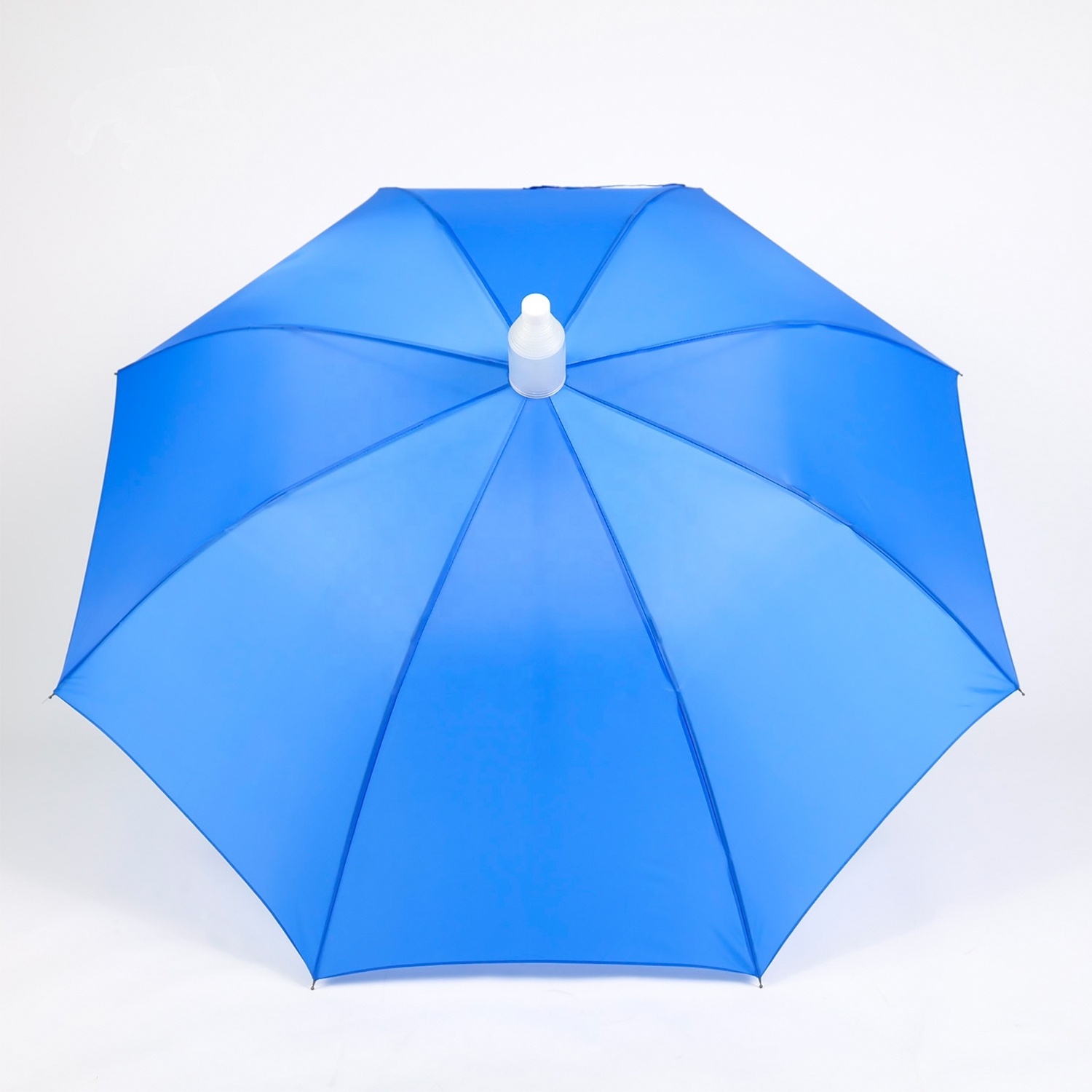 Promotional Parapluie Blue Lady Outdoor Anti Drip Gift Water Aqua Color automatic Long stick Car Umbrella with plastic Cup