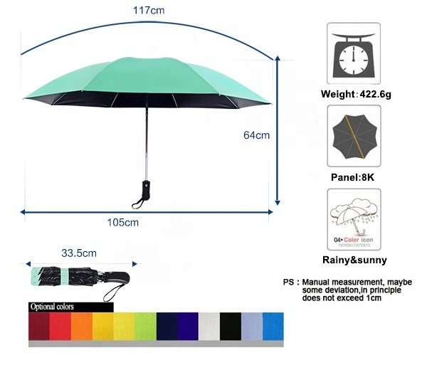 Anti UV Wholesale Custom Rain And Sun Reverse Inverted Out And Inside Auto Open And Close Folding Umbrella