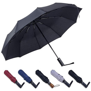 Xiaomi 23 Inch 10 Ribs Custom Logo Parapluie Sombrillas 3 Folding Auto Open And Close Umbrella