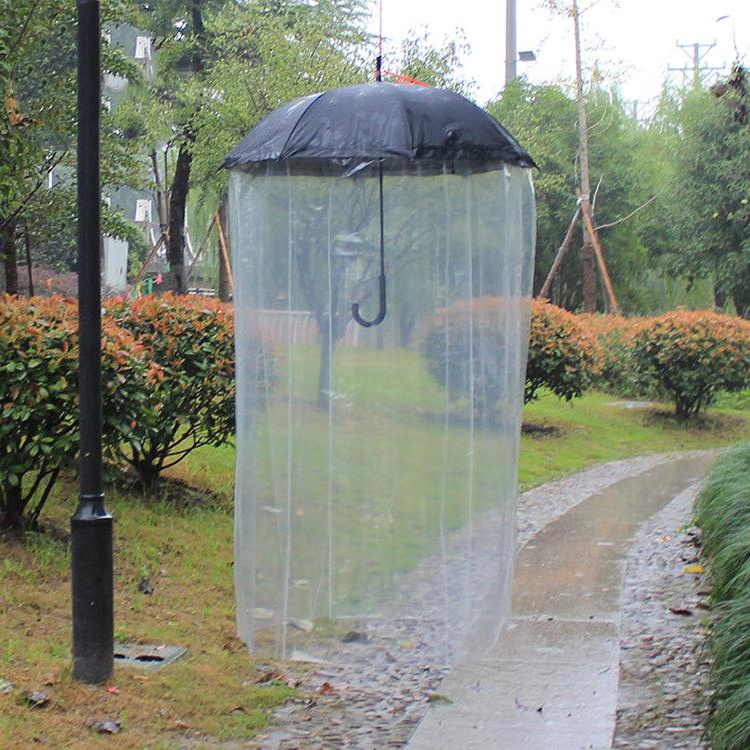 Customized Design New Poe Transparent Protect Cover Full Body Umbrella for Sale