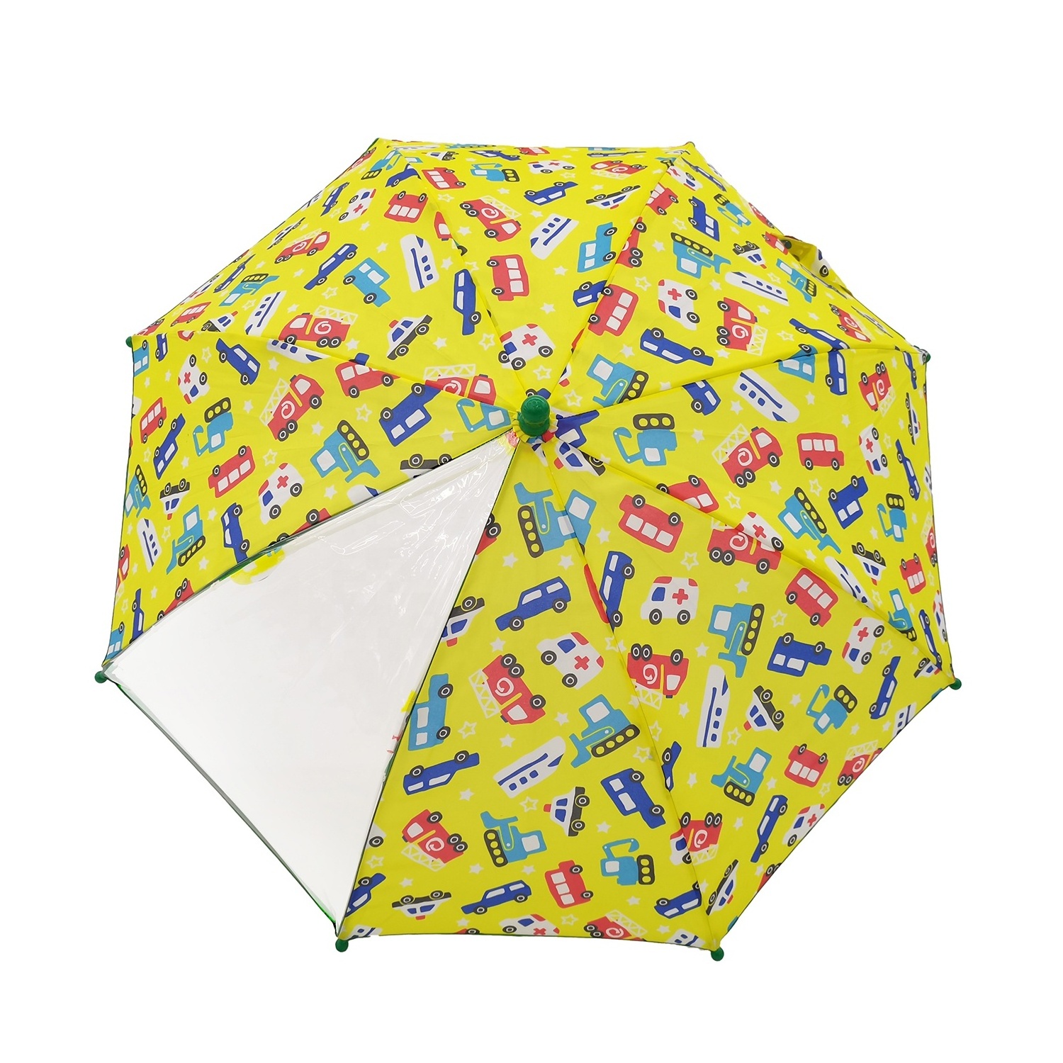 Waterproof Promotion Advertising Safety Open Kids School Car Design Rain Child Umbrella with Reflective Strip