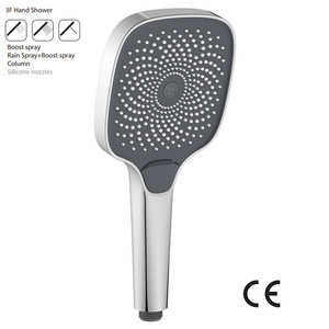 Flow 360 Degrees Shower Rotating Small Fan ABS Rain spray Nozzle Bathroom Accessories Shower Head with CE