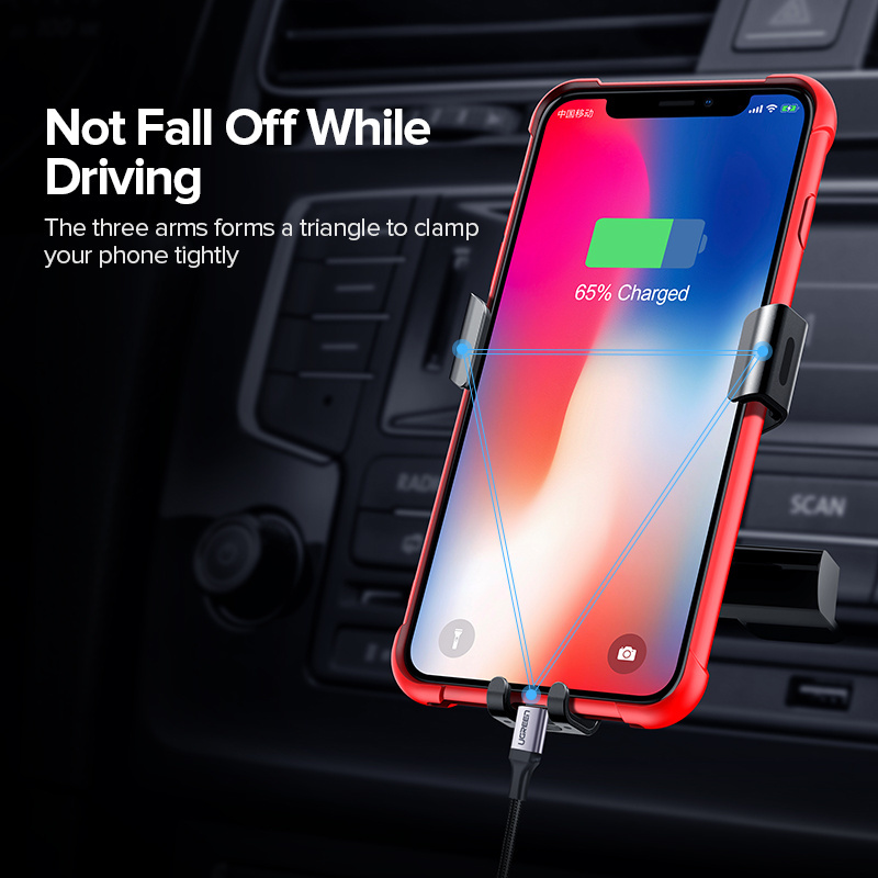 Ugreen Phone Adjustable Holder In Car Gravity Expansion CD Slot Car Magnetic Mount Stand for IPhone XS Max X 8 7 Mobile Phone