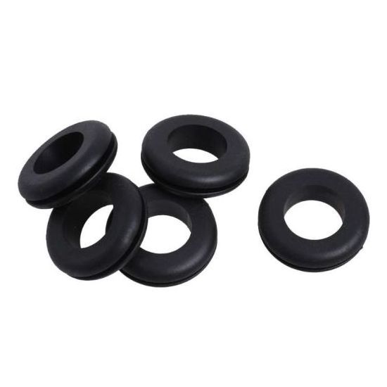 Custom Good Quality Non-standard Silicone Black Square Oval Rubber Grommet