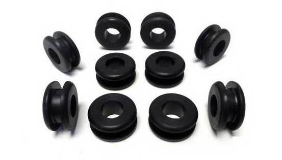 Custom Good Quality Non-standard Silicone Black Square Oval Rubber Grommet