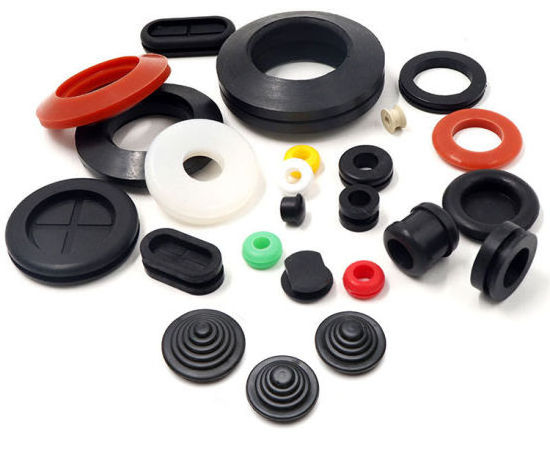 Custom Good Quality Non-standard Silicone Black Square Oval Rubber Grommet