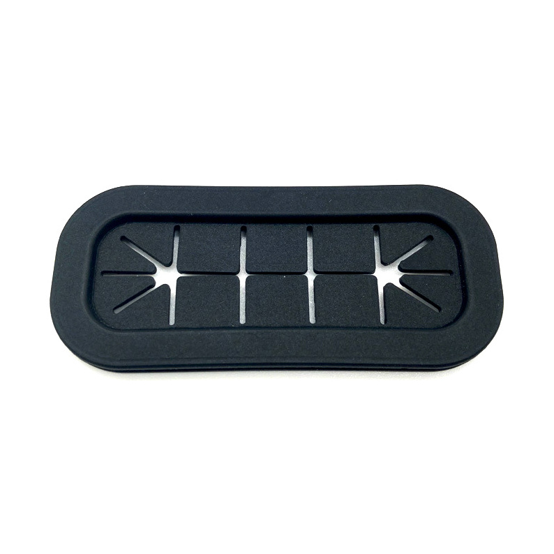 Custom Good Quality Non-standard Silicone Black Square Oval Rubber Grommet