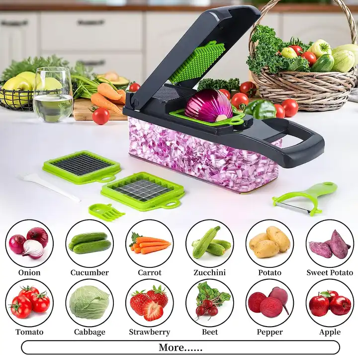 Wholesale  fruit vegetable chopper tools Onion garlic press utensils kitchen gadgets accessories mandoline cheese grater