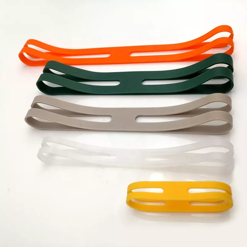 Silicone material X shape elastic h rubber band for dinnerware set,bowls,plates,books,box