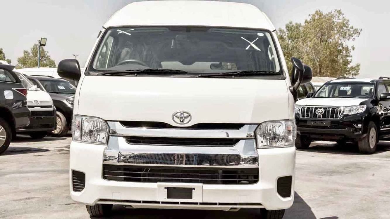 CLEAN USED  CLEAN WHITE TOYOTA HIACE HIGH ROOF 15 SEATER BUS   LHD RHD left hand drive and right hand drive FOR SALE