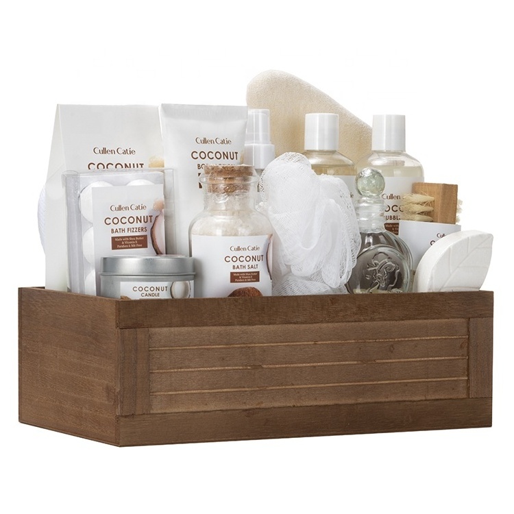 Mother's Day Green Canyon Spa Luxury Willow Gift Set,  Premium Bath and Body Spa Work Handmade Basket Suitable for Mother-in-law