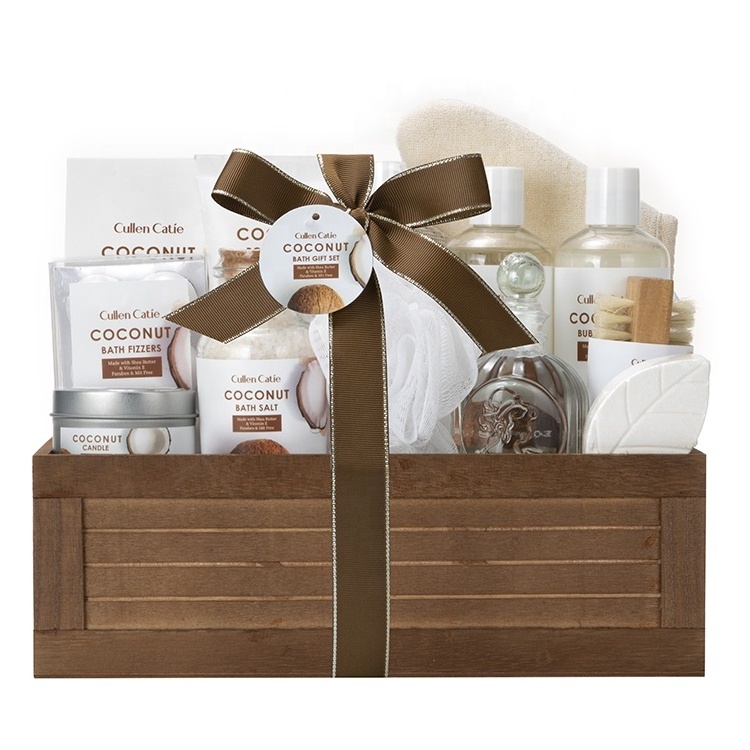 Mother's Day Green Canyon Spa Luxury Willow Gift Set,  Premium Bath and Body Spa Work Handmade Basket Suitable for Mother-in-law