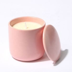 soy wax candle supplier for party Spa massage oil birthday relaxing lavender scented candle aromatic Wholesale