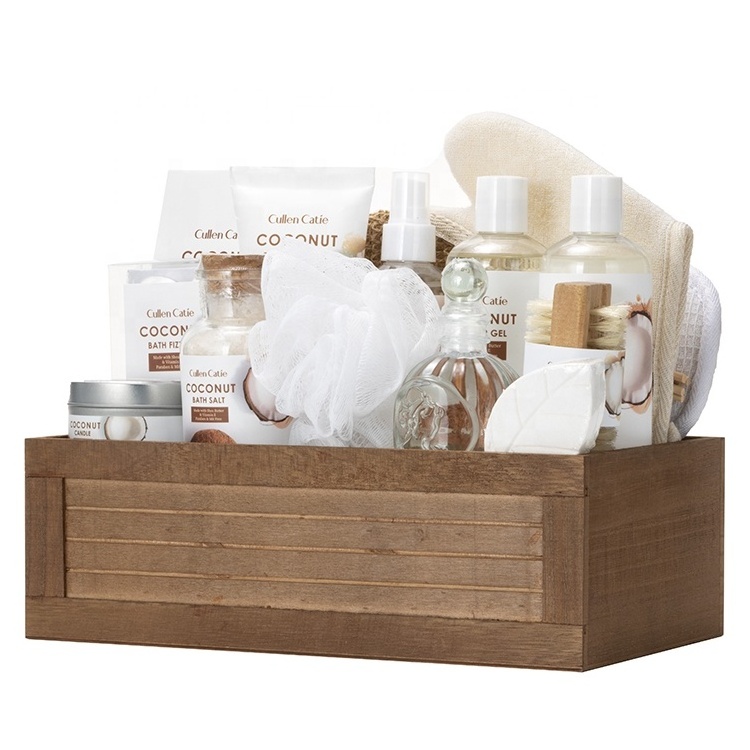 Mother's Day Green Canyon Spa Luxury Willow Gift Set,  Premium Bath and Body Spa Work Handmade Basket Suitable for Mother-in-law