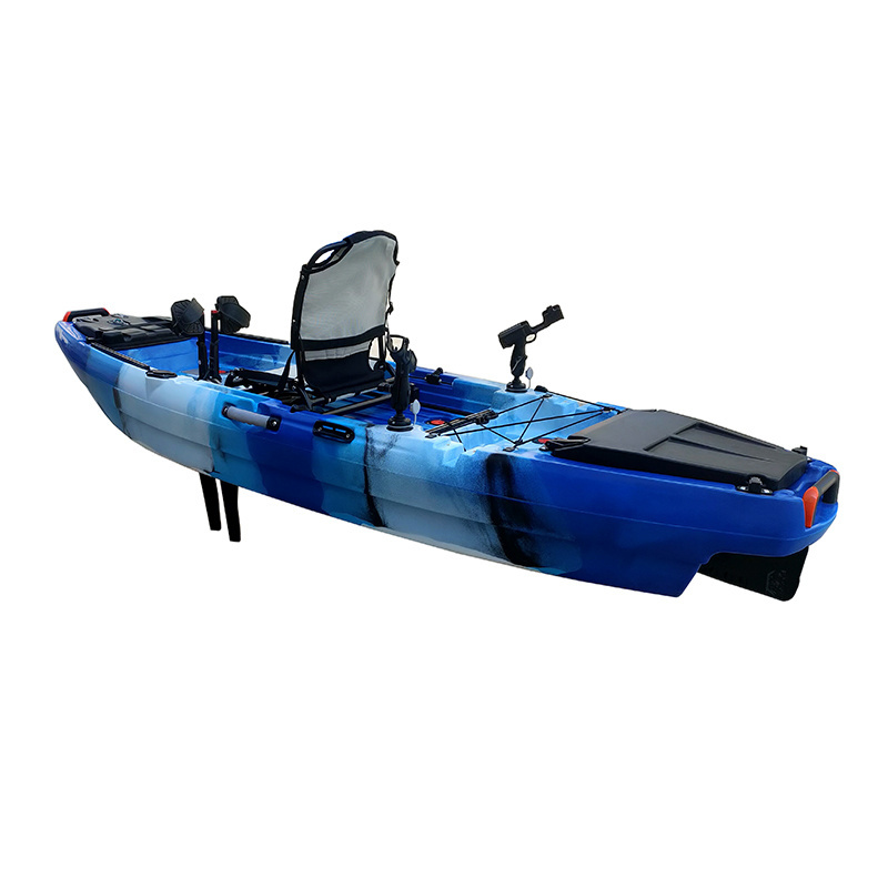 HANDELI 10ft single cheap plastic kayaks sit on top pedal kayak recreation fishing kayak with stadium seat