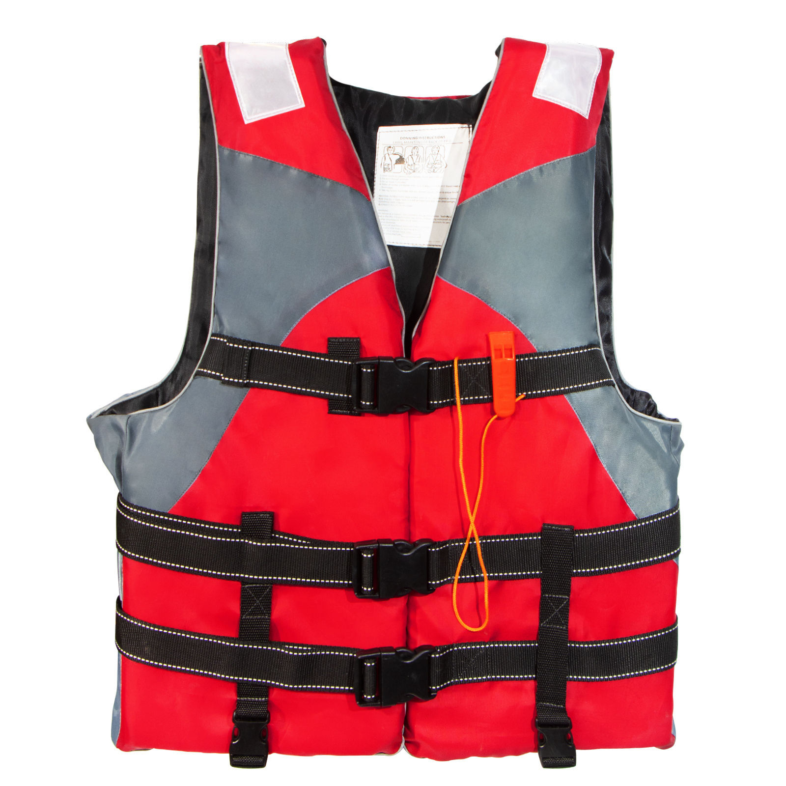 HANDELI High Quality Life Jacket Vest wth Safety Whistle Adjustment Buckle Reflective Strips Polyester Oxford EPE Multi Color