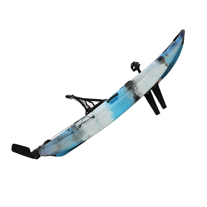 OEM outdoor water sport blue fishing one seat 1 person 9ft kayak boat with kayak Seat