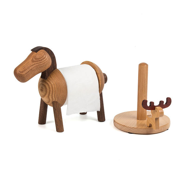 Wholesale Cheap Deer Shaped Toilet Paper Rack Cute Animal Toilet Paper Holders