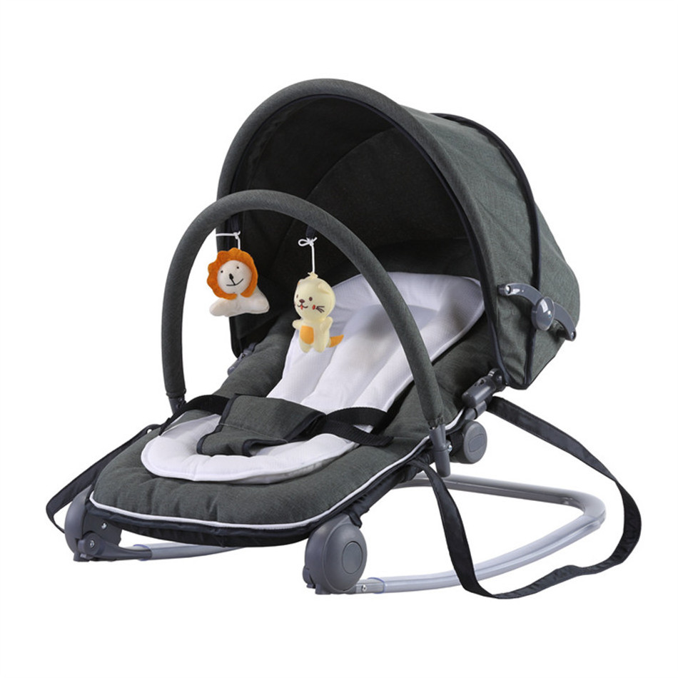 High Quality Portable Small Baby Swing Cradle Adjustable Seat Baby Bouncer Swing With Toys