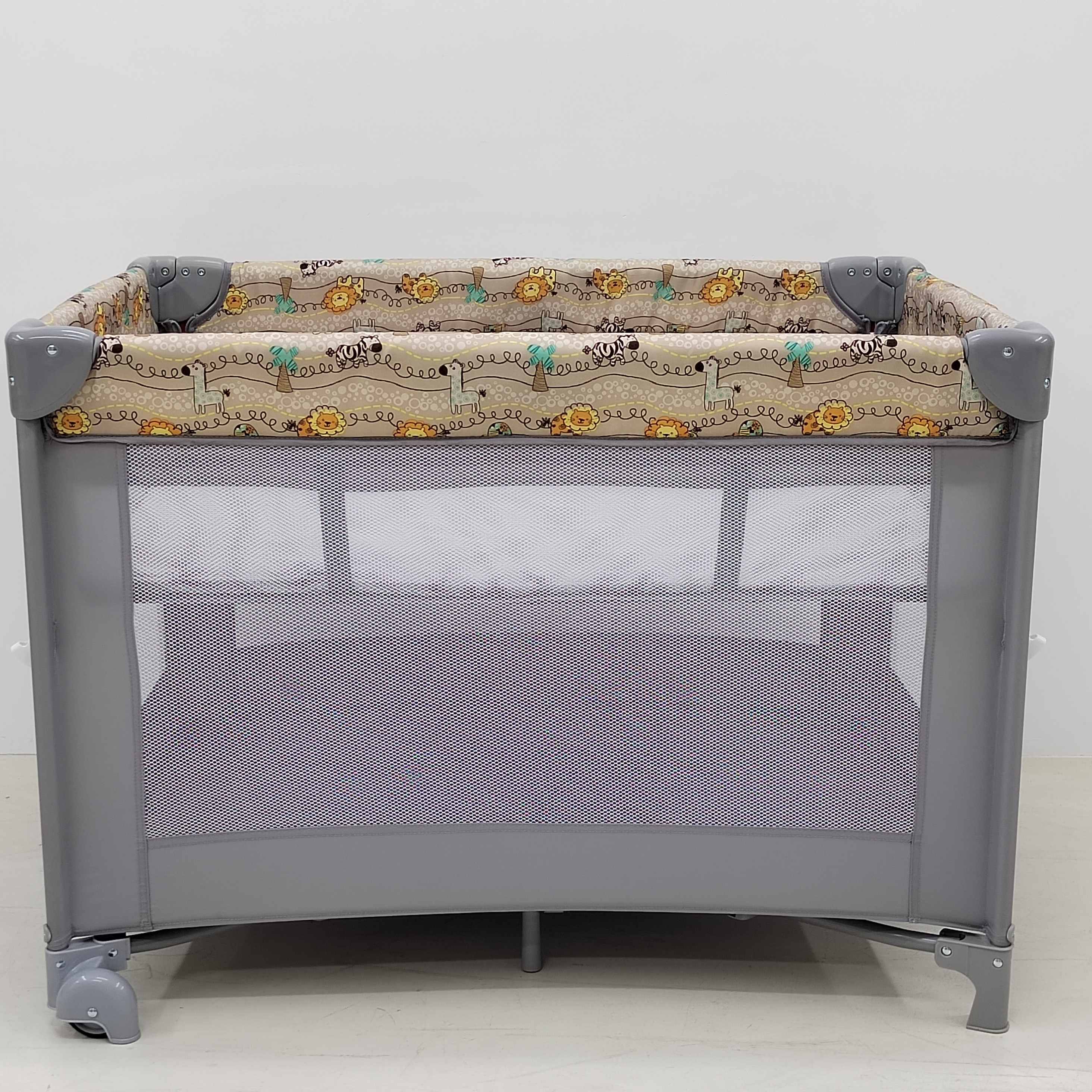 Manufacturer  Hot sale  Foldable  travel cot playpen for baby beside sleeper next to me drop side cot for hospital bedroom use