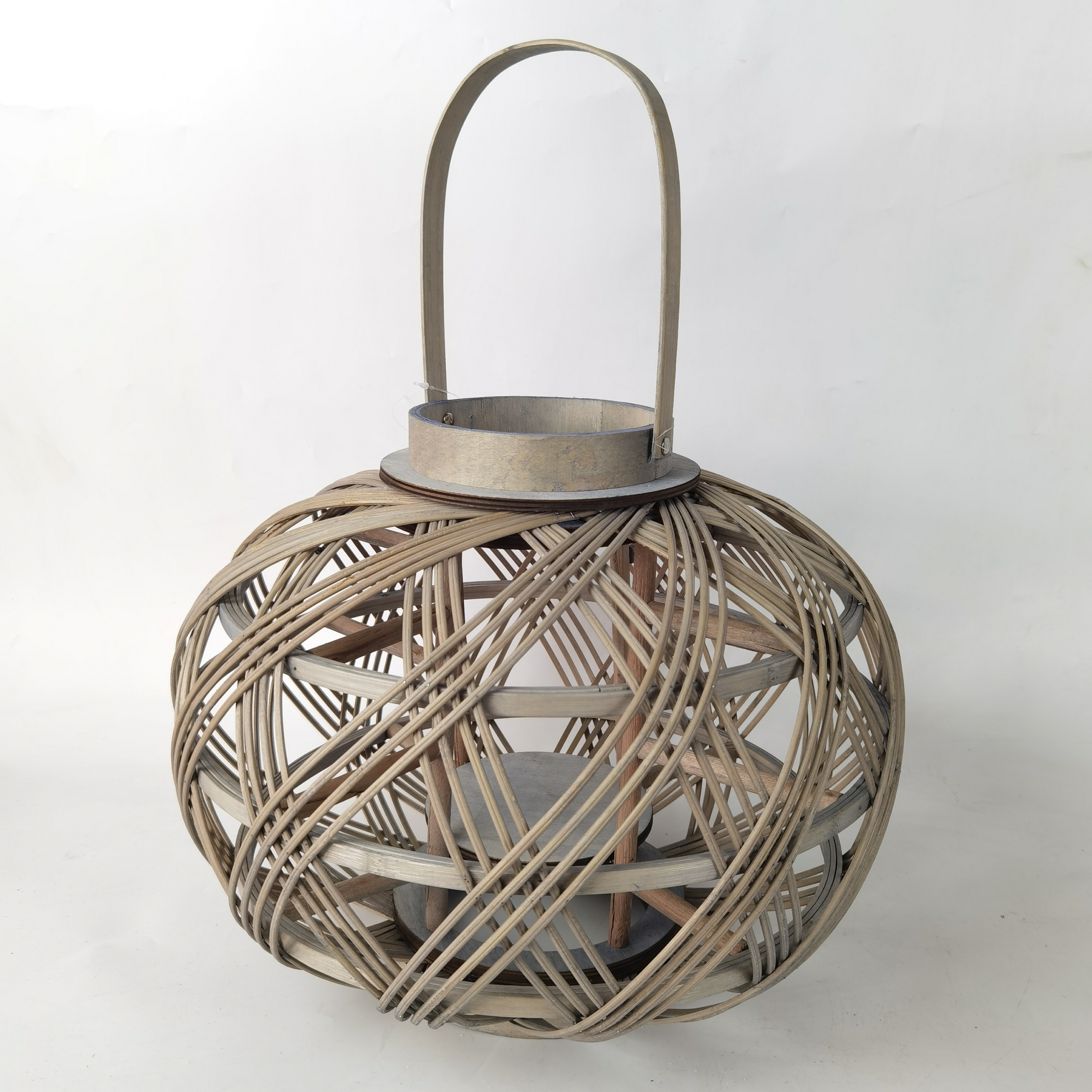 Outdoor camping handmade woven candle holders lanterns