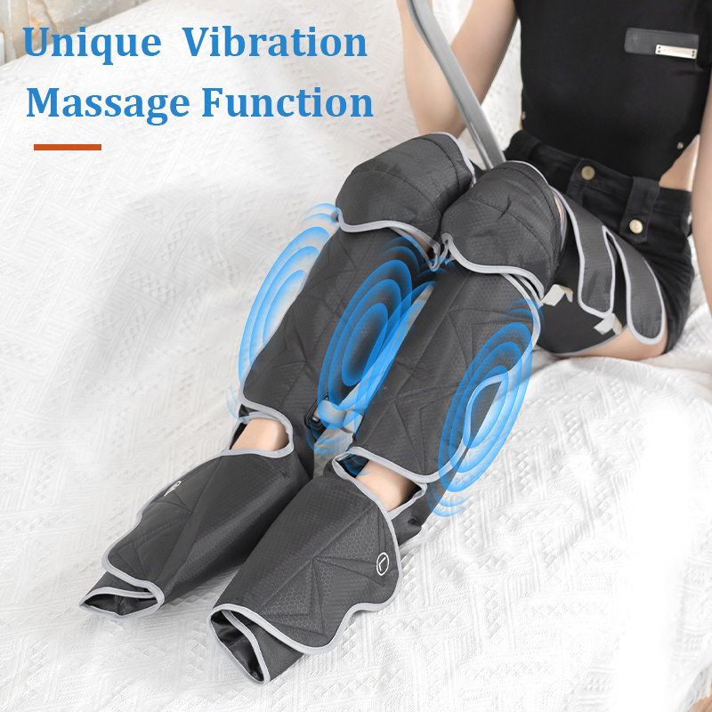 Air Relax Full Heated Electric Air Pressure Compression Feet And Leg And Foot Compression Massage For Circulation And Relaxation