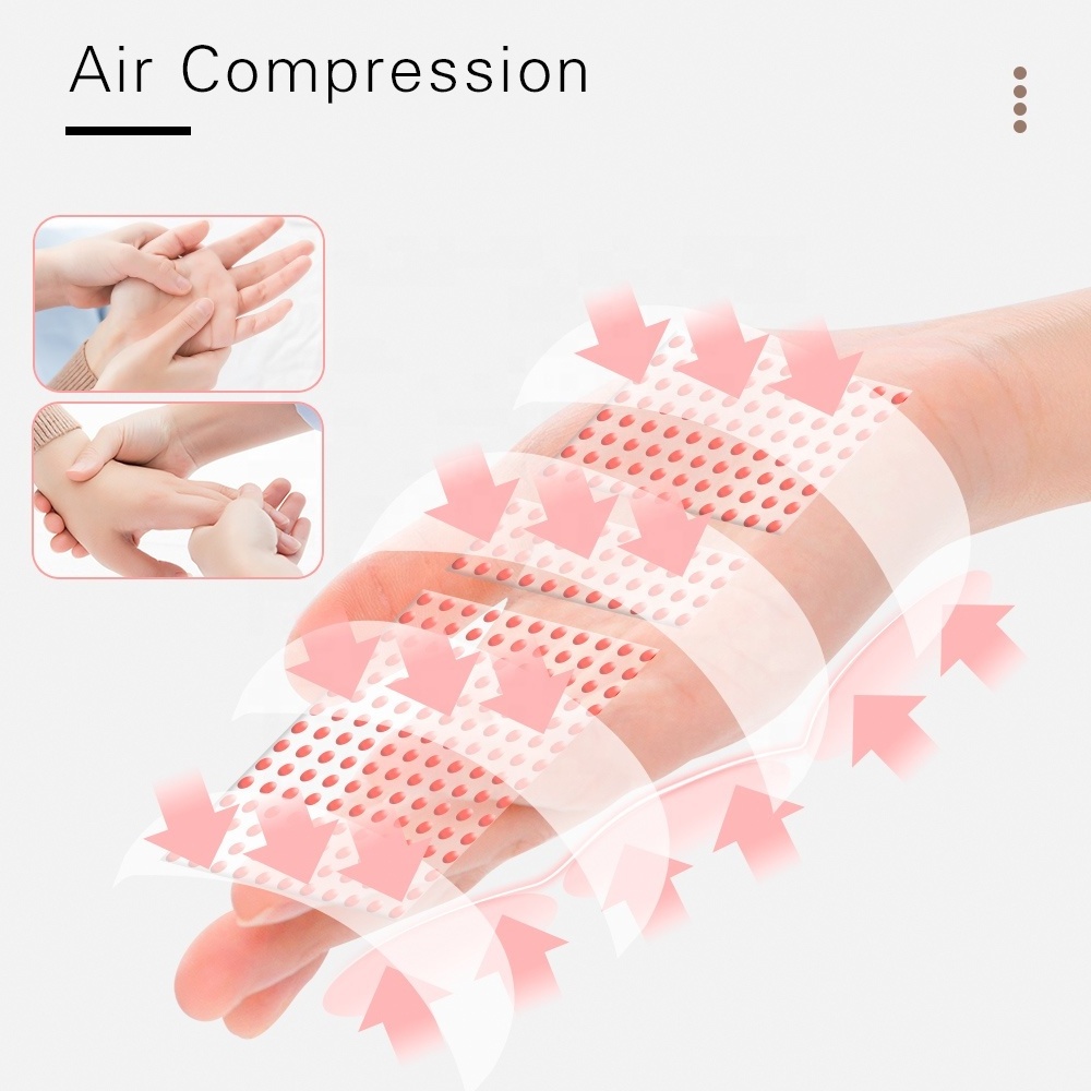 Healthpal  Air Compression Wireless Battery Operated Korea Hand Shaped Electric Vibrator Acupressure Hand Palm Finger Massager