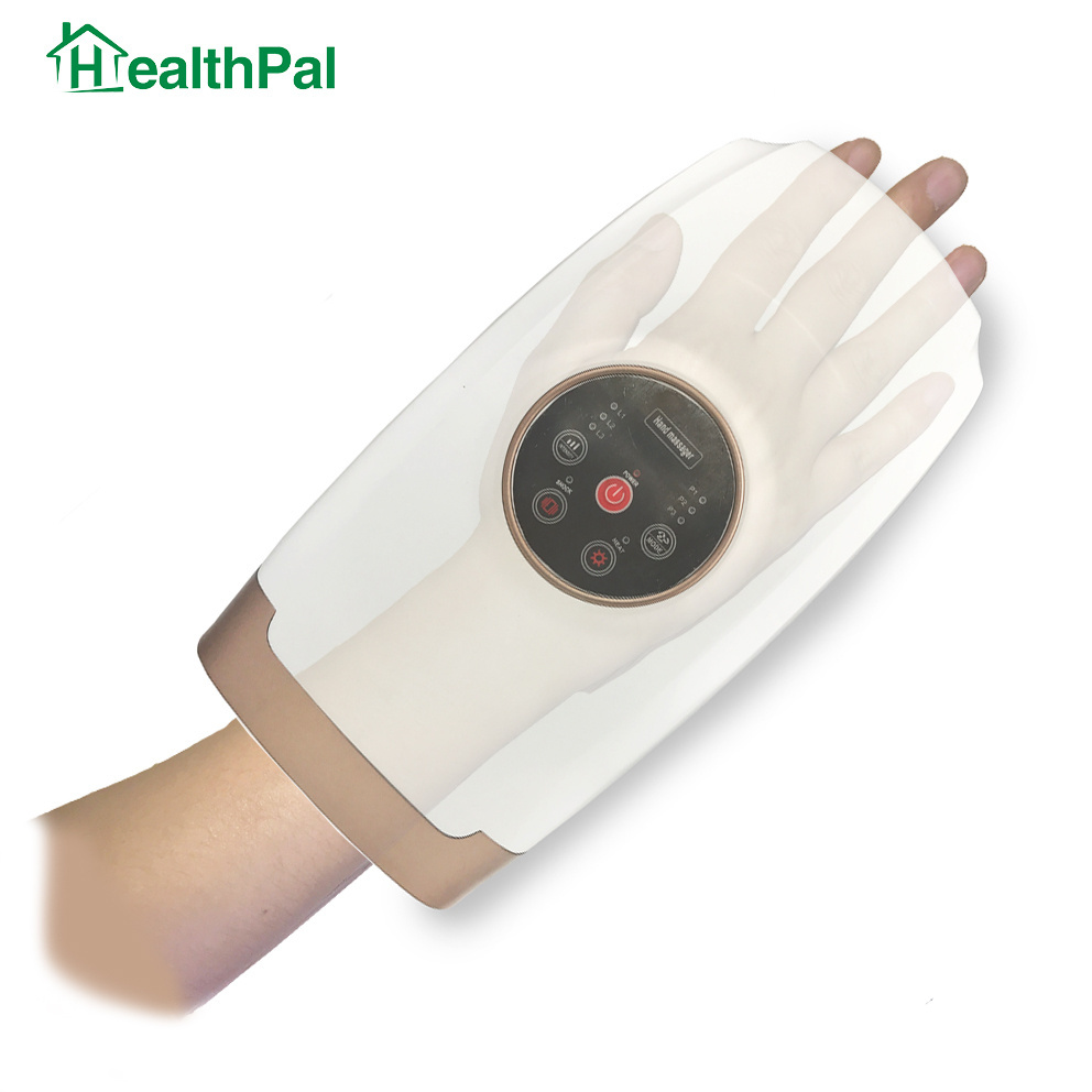 Healthpal  Air Compression Wireless Battery Operated Korea Hand Shaped Electric Vibrator Acupressure Hand Palm Finger Massager