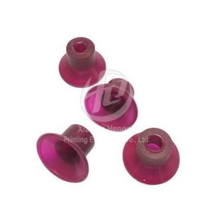 New Muller Martini RS406 rubber sucker Muller size 25x15x6mm Purple Color Outer diameter 25mm Inner diameter 5-6mm Height 15mm