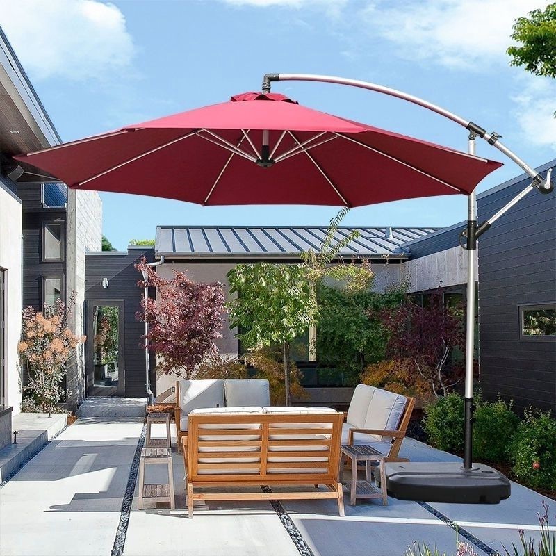 2024 Hot Selling Outdoor Umbrella Replacement Top Patio Umbrella Market Umbrella Replacement Canopy