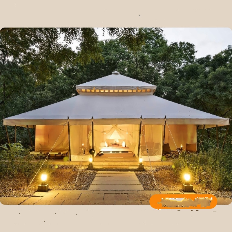 Outdoor Waterproof Luxury Hotel Tent Resort Hotel Glamping Tent Safari Tent